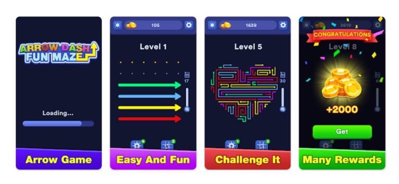 Arrow Dash Fun Maze