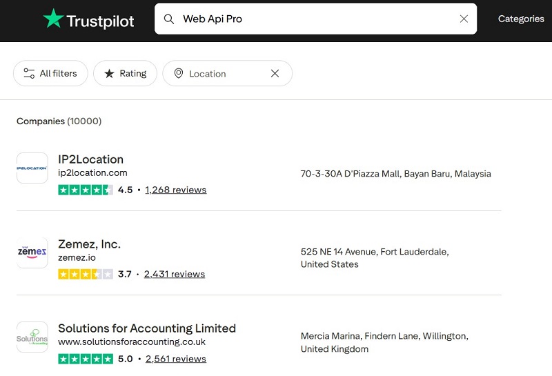 Web Api Pro