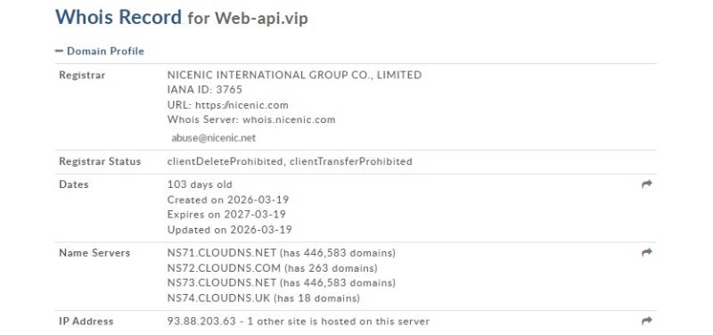 Web Api Vip