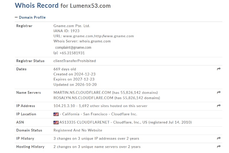 Lumenx53