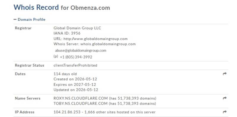 Obmenza