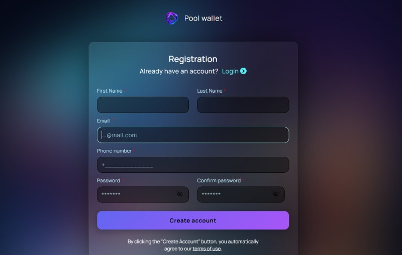 Pool Wallet logo